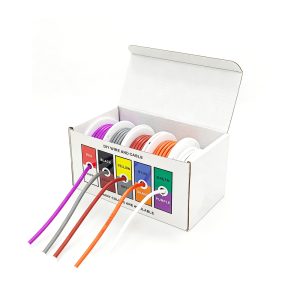 5 rolls ultra soft high temp silicone rubber cable wire leads