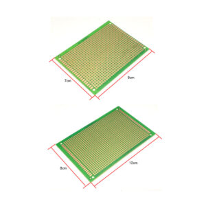 Universal PCB Pure Green FR4 Single Sided DIY Perforated Board Universal PCB Pure Green FR4 Single Sided DIY Perforated Board